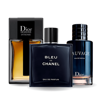 Комплект 3 парфюма | Sauvage Dior, Bleu de Chanel, Dior Homme Intense 100 ml