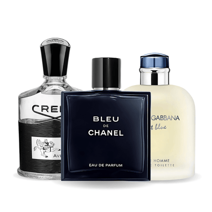 Комплект 3 парфюма | Bleu de Chanel, Creed Aventus, Light Blue Dolce Gabbana 100 ml