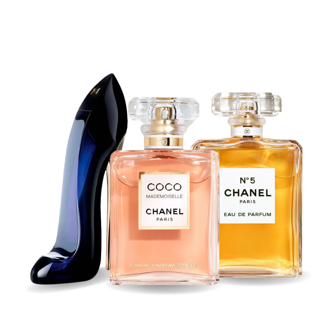 Комплект 3 парфюма | GOOD GIRL, COCO MADEMOISELLE, Chanel Nº5 100 ml