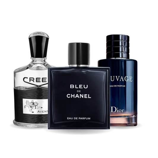 Комплект 3 парфюма | Creed Aventus, Bleu de Chanel, Dior Sauvage 100 ml
