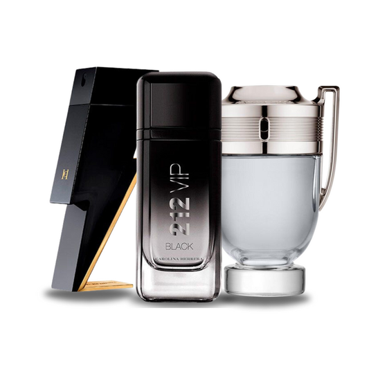 Комплект 3 парфюма | BAD BOY, 212 VIP BLACK, Paco Rabanne INVICTUS 100 ml