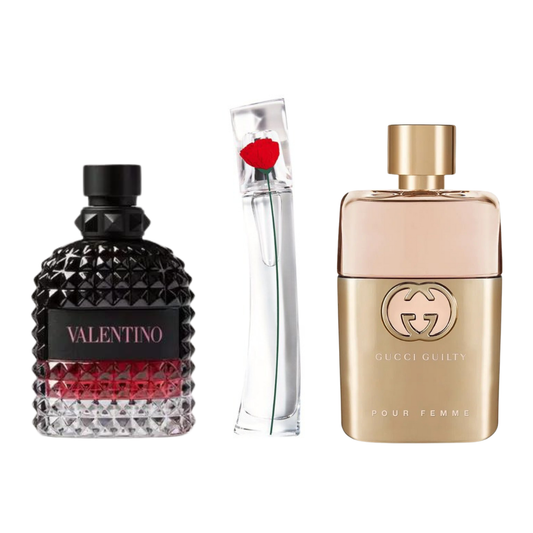 Комплект 3 парфюма | Gucci Guilty, Valentino Intense, Flower Kenzo 100 ml