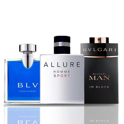 Комплект 3 парфюма | BLV + Allure Homme Sport + Bulgari Man in Black 100 ml